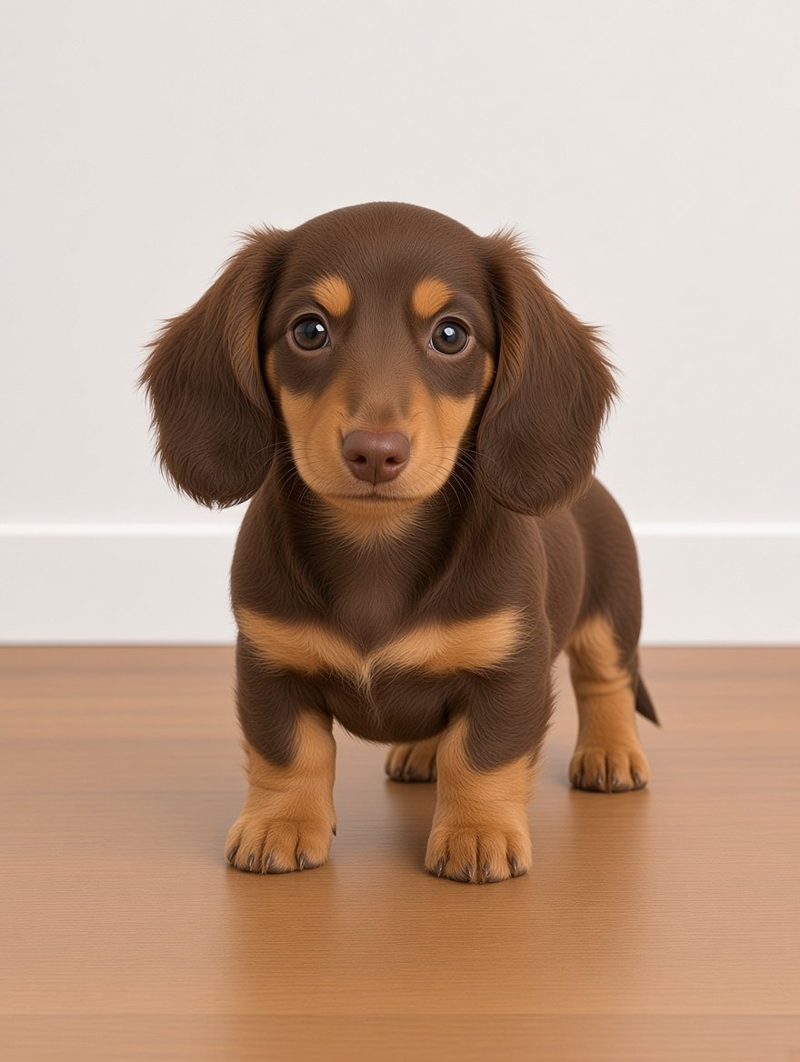 Brandy the Dachshund puppy, Male, 11 Weeks